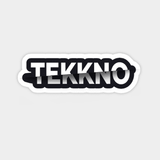 Techno Tekkno Glitch Sticker